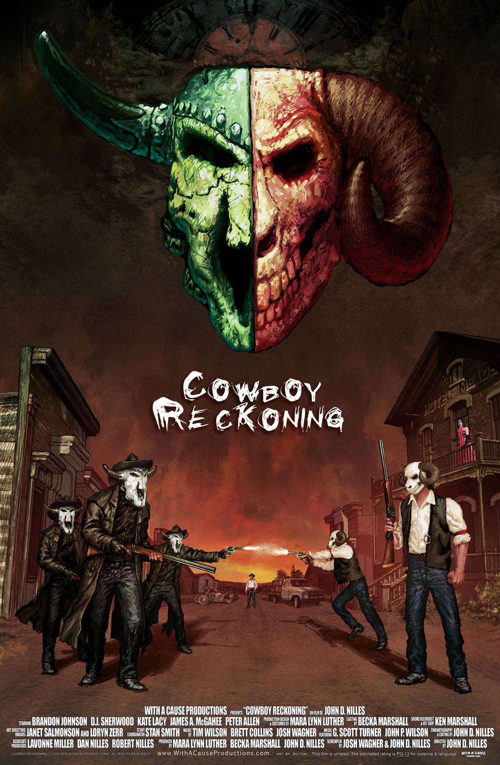Poster for the Western movie Cowboy Reckoning